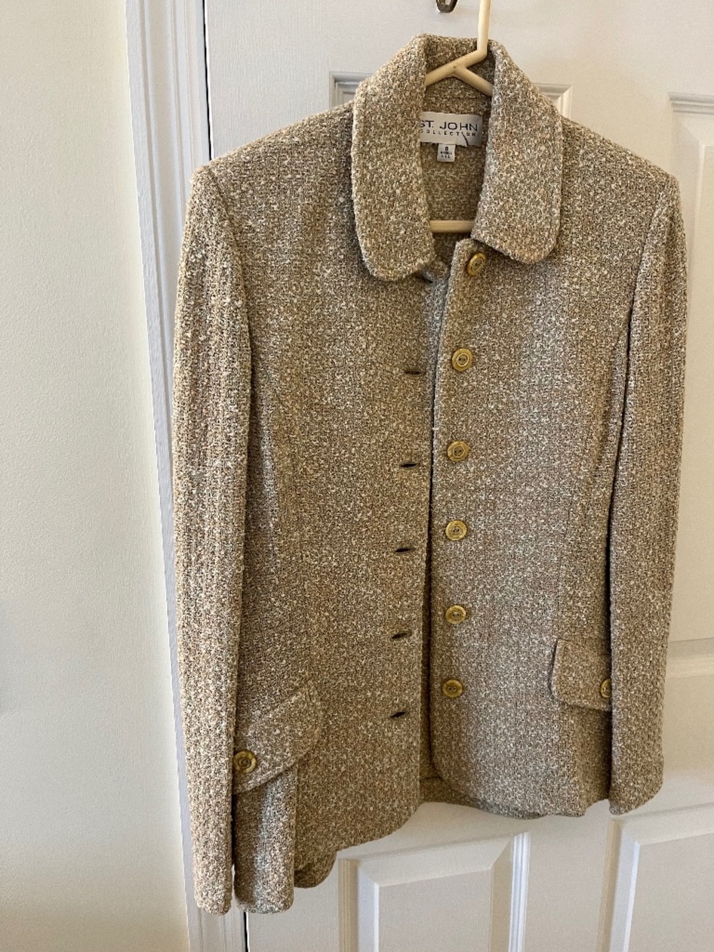 St. John Collection Textured Knit Jacket
